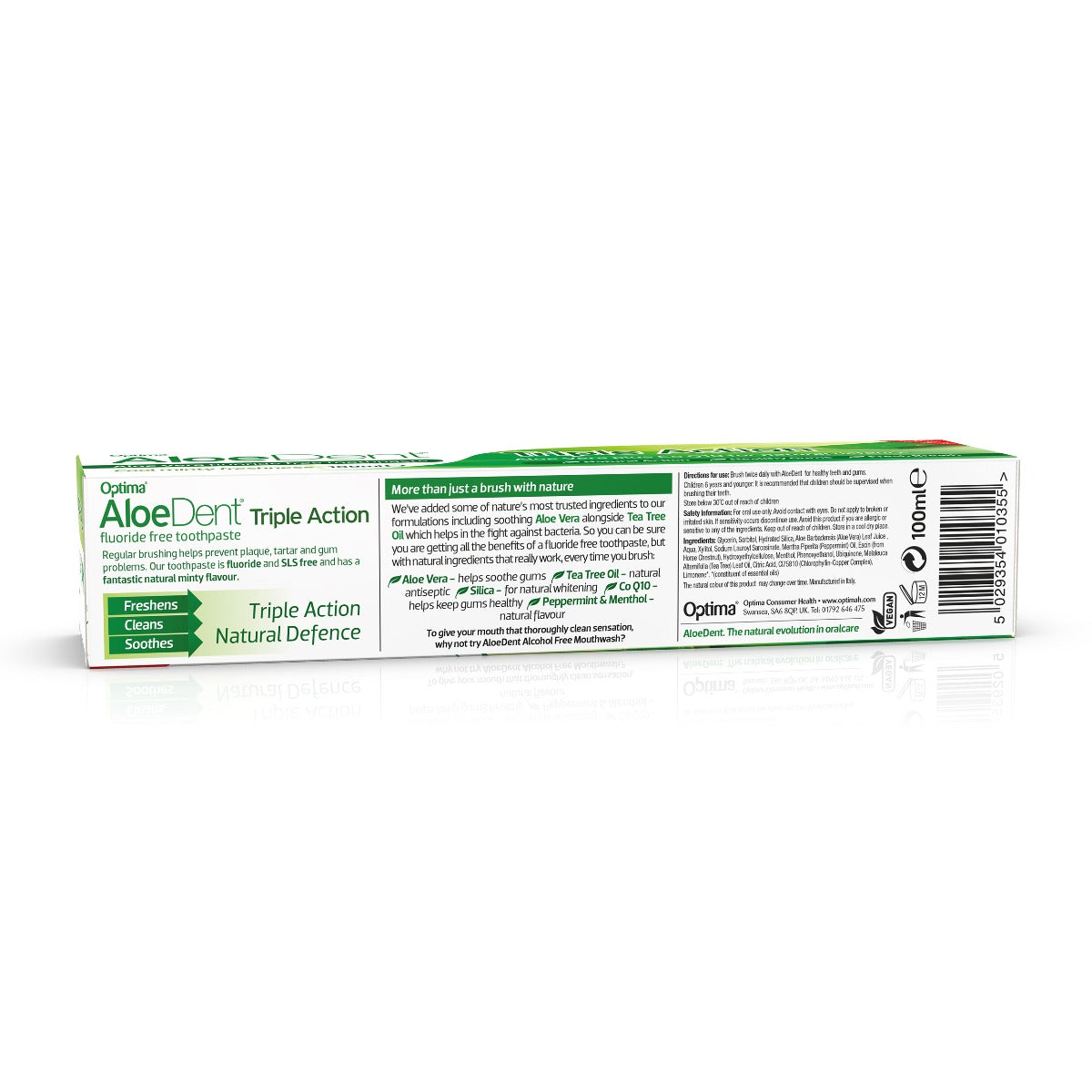 Original Aloe Vera Toothpaste + Co Q10 -Mint 100ml