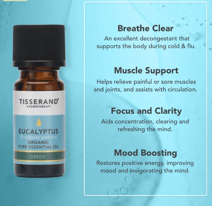 Tisserand Eucalyptus Organic Essential Oil 9ml