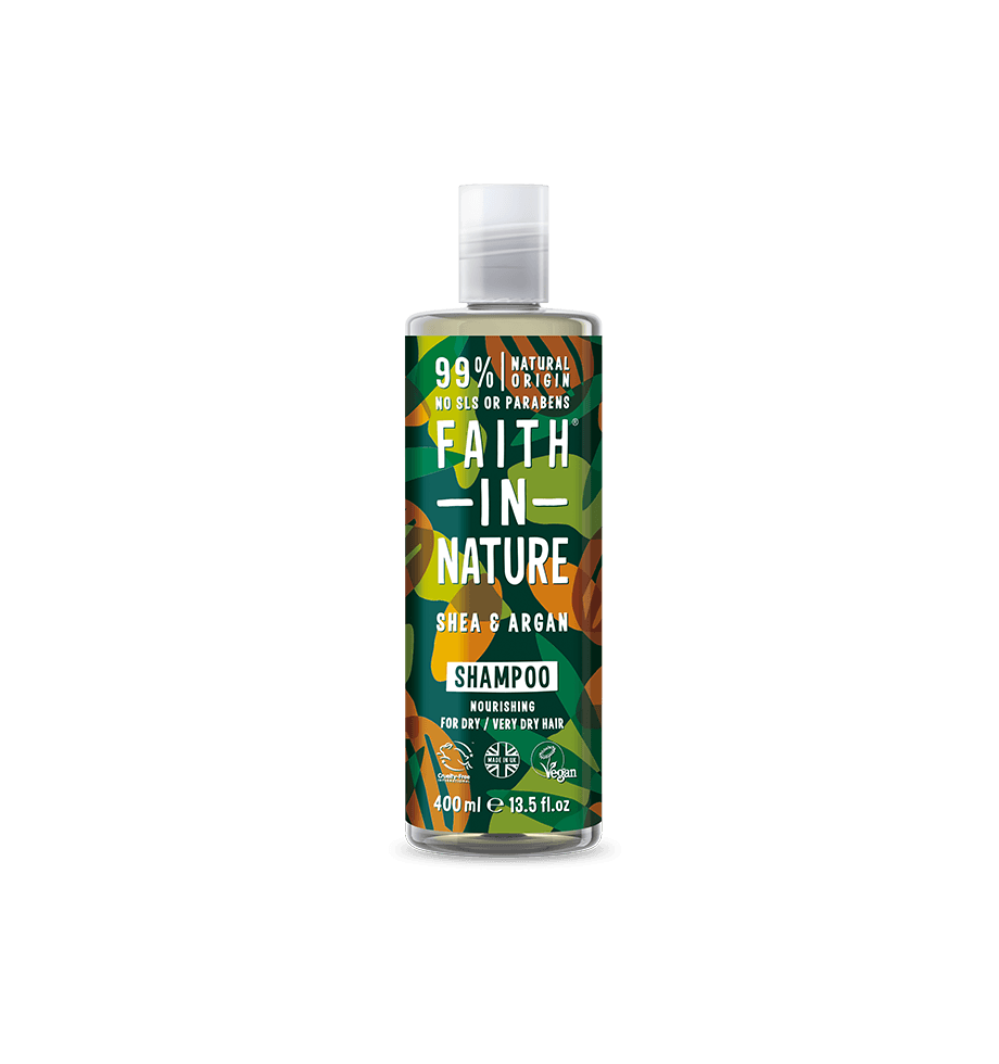 FAITH IN NATURE SHEA AND ARGAN SHAMPOO # 400ML