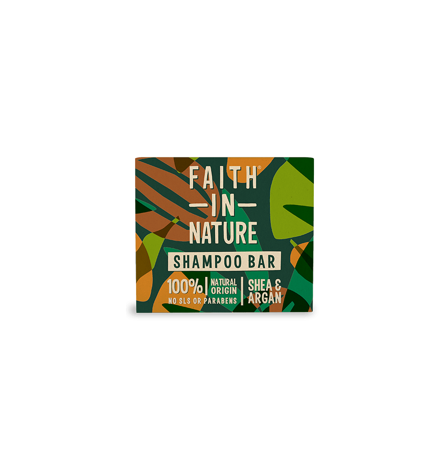 FAITH IN NATURE SHEA & ARGAN SHAMPOO BAR # 85g