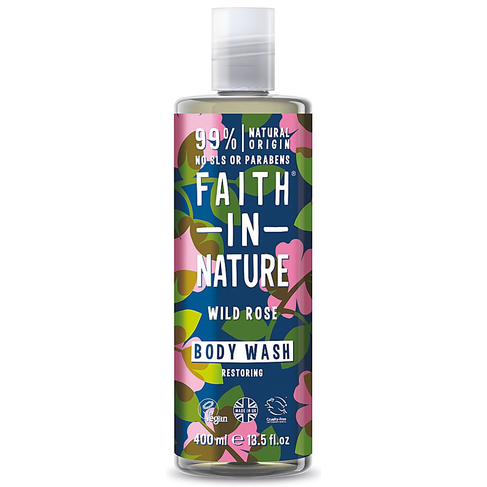 Faith In Nature Wild Rose Body Wash 400ml
