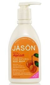 Jason Natural Cosmetics Apricot Satin Body Wash with Pump