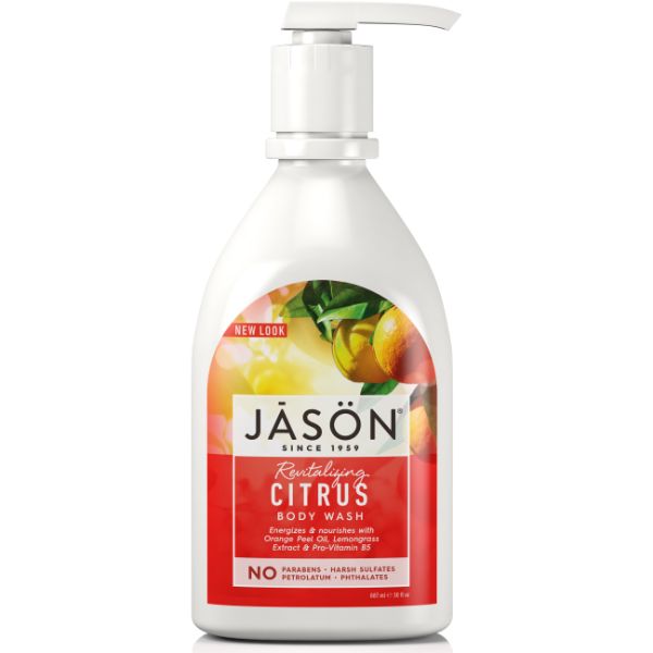 Jason Natural Cosmetics Citrus Satin Body Wash with Pump