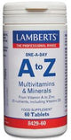 Lamberts A-Z Multi - Multivitamins & Minerals One-a-day (60 Tablets) # 8429