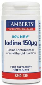 Lamberts Iodine 180 tablets  #8240