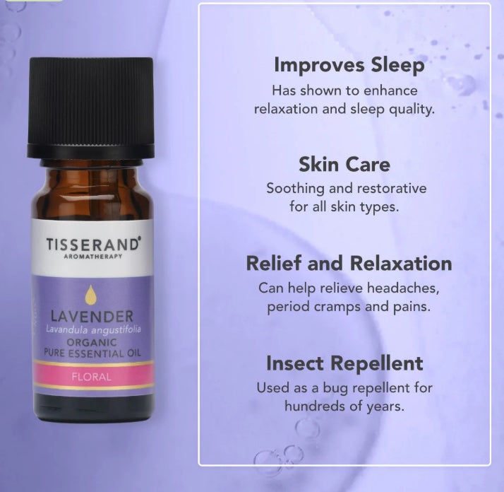 Tisserand Lavender Organic Essential Oil 9ml