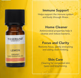 Tisserand Lemon Organic Essential Oil 9ml