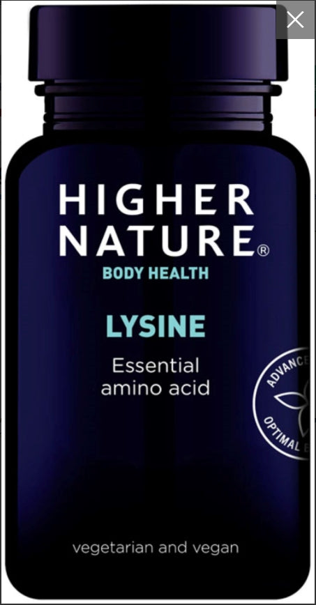 Higher Nature Lysine 500mg 90 Tablets