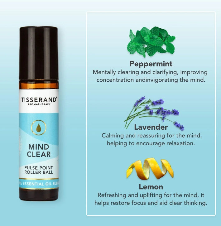 Tisserand Mind Clear Pulse Point Roller Ball 10ml