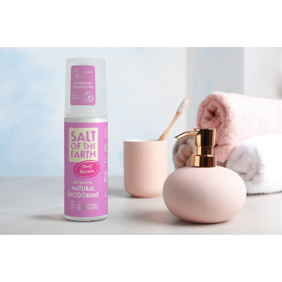 Salt Of The Earth Peony Blossom Natural Deodorant Spray # 100ml