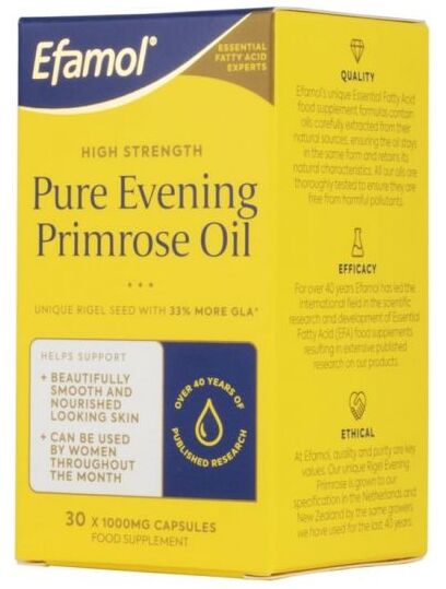 EFAMOL WOMEN HIGH STRENGTH PURE EVENING PRIMROSE OIL- EPO 1000mg (30 Caps)