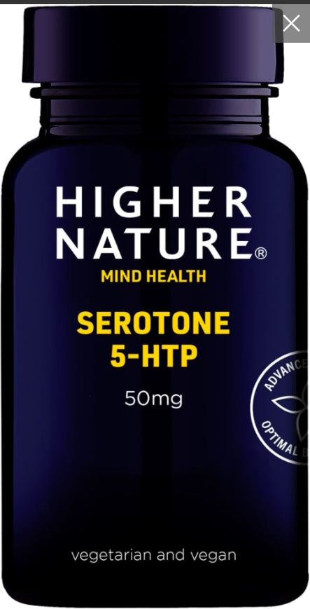 Higher Nature Serotone-5HTP 50mg 90 Capsules