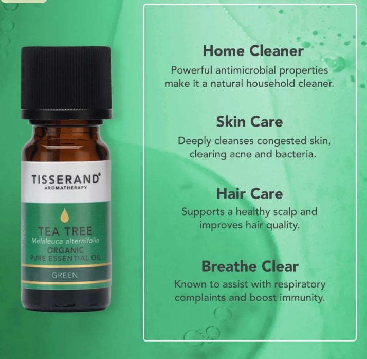 Tisserand Tea Tree Organic Essential Oil 20ml
