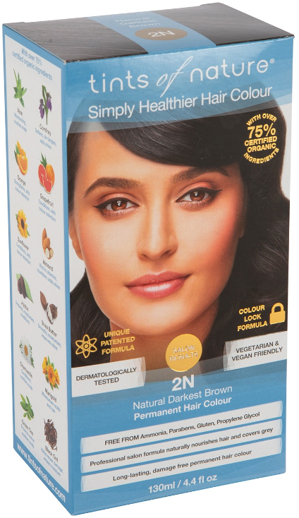 Tints of Nature 2N Natural Darkest Brown Permanent Hair Colour