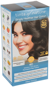 Tints of Nature 4C Medium Ash Brown Permanent Hair Colour
