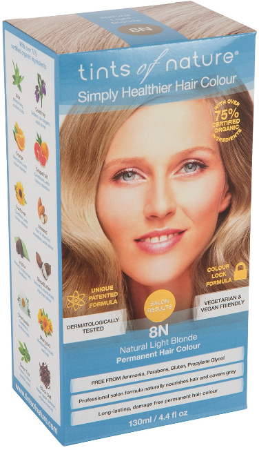 Tints of Nature 8N Natural Light Blonde Permanent Hair Colour