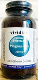 Viridian Magnesium & B6 (High Potency) Veg Caps 120 size #329 Up To 30% Off