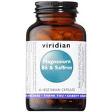 Viridian Magnesium, B6 & Saffron Veg Caps 60 size #334  Up To 30% Off
